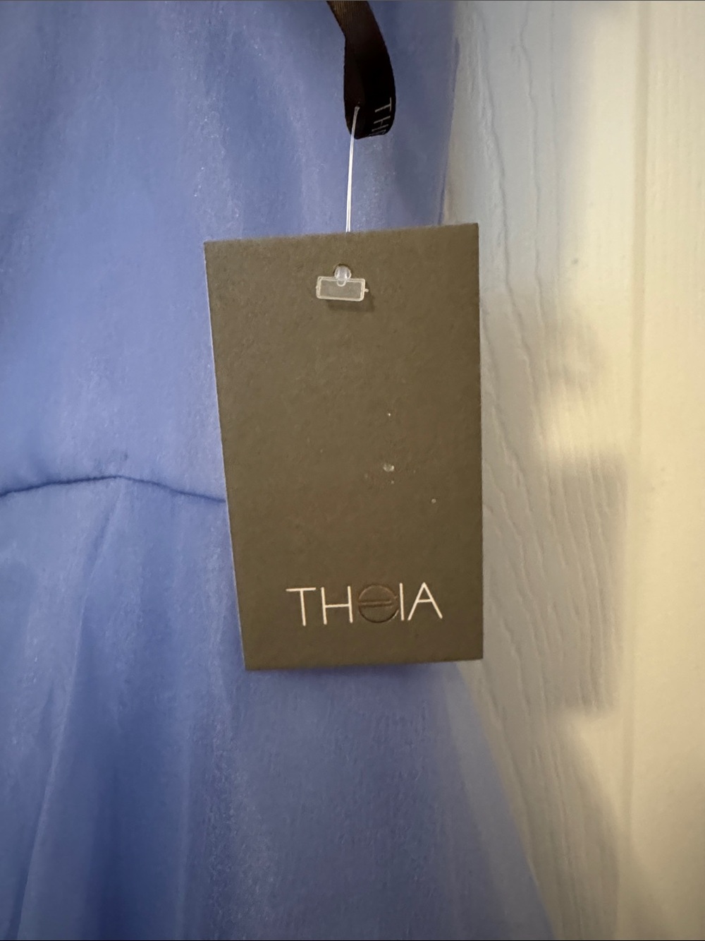 Theia Adessia Strapless Tiered Gown Deep Periwinkle Size 4 NWT - Picture 12 of 12